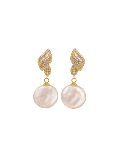 13-14mm Coin Pearls in 925 Silver