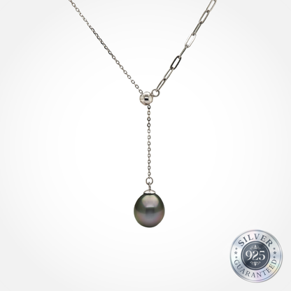 925 Silver Tahitian Teardrop Pendant