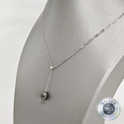 925 Silver Tahitian Teardrop Pendant