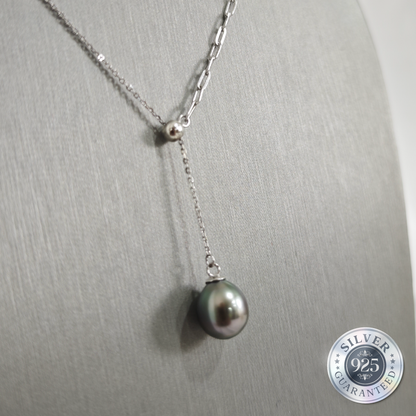 925 Silver Tahitian Teardrop Pendant