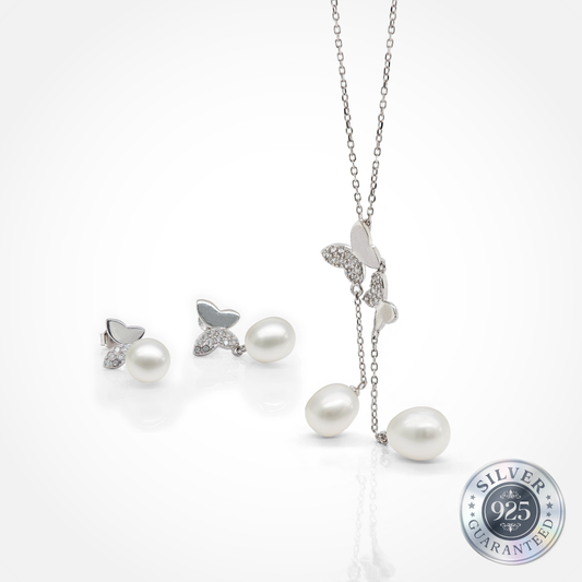 Enchanted Butterfly Pearl Set