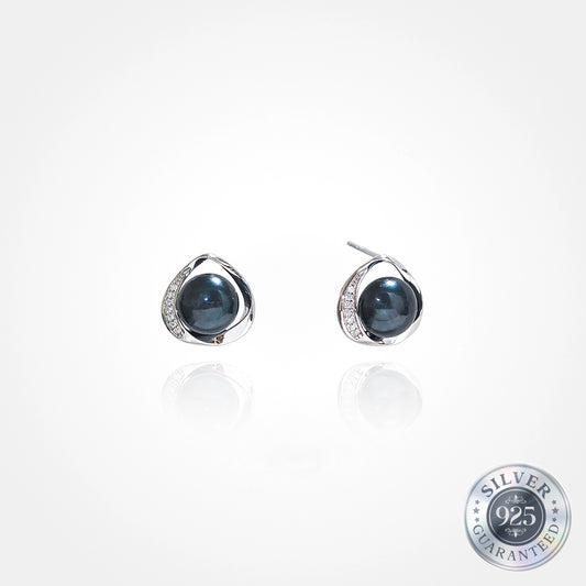 925 Silver Victoria Pearl Studs