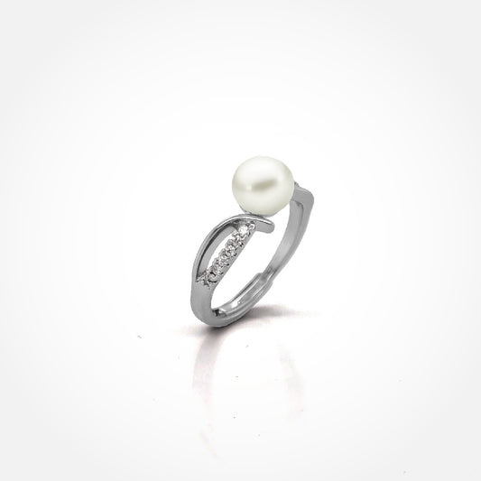 Nyra Adjustable Pearl Ring