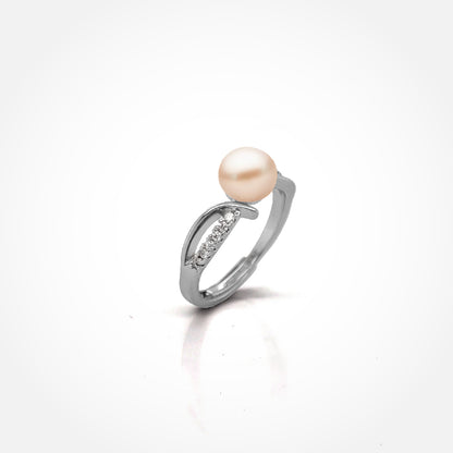 Nyra Adjustable Pearl Ring