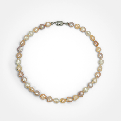 Radiant Cascade Keshi Necklace