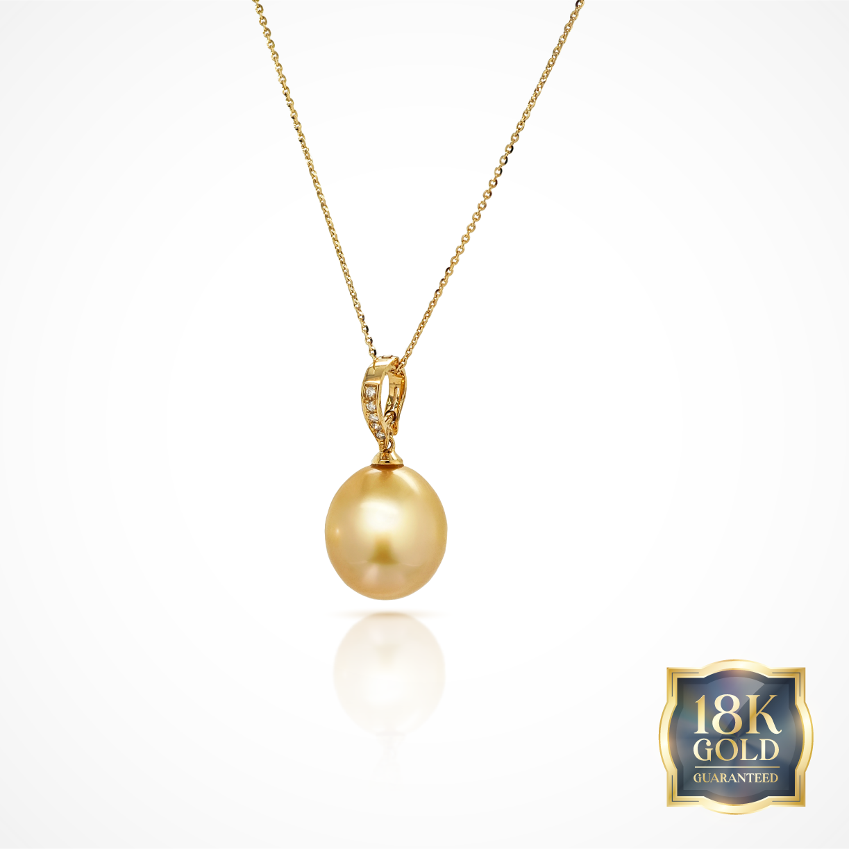 18K Gold Golden Southsea Amoré Pendant