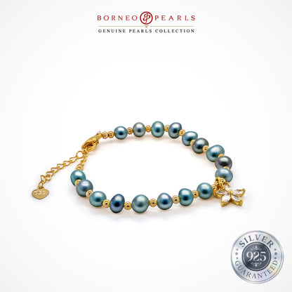 Blossom Elegance Pearl Bracelet