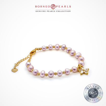 Blossom Elegance Pearl Bracelet