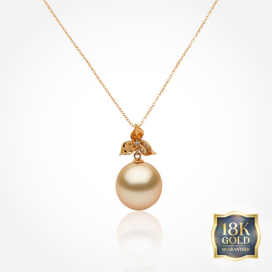 18K Gold Golden Southsea Fleur Pendant