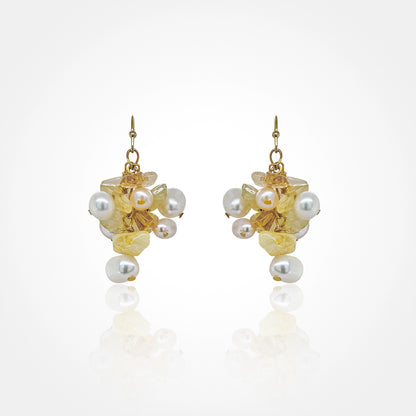 Cluster Baroque Pearl Earring