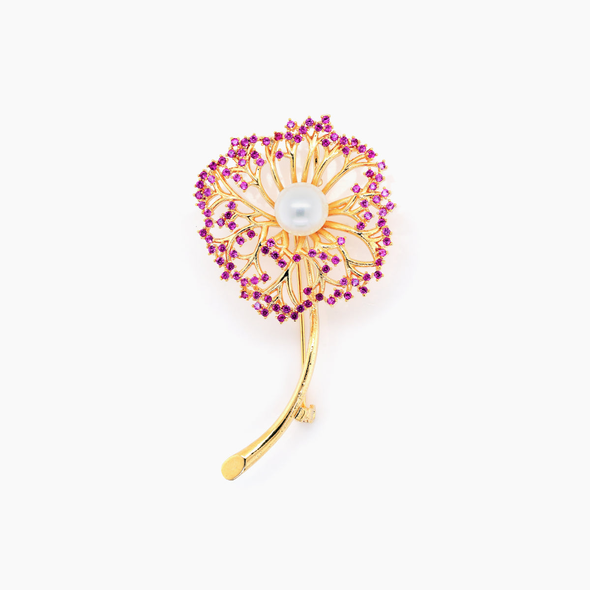 Elegant Pearl Brooch Collection