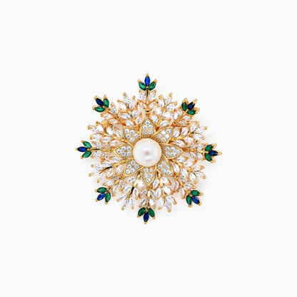 Elegant Pearl Brooch Collection