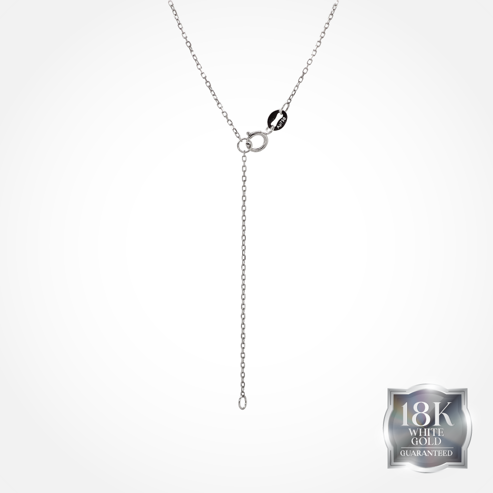 Purnama White South Sea Pearl Pendant in 18K White Gold