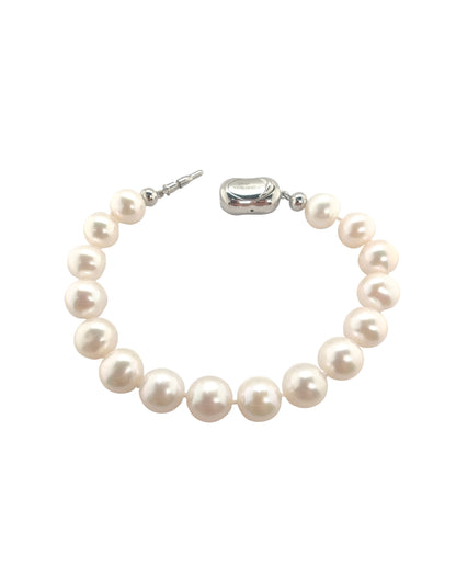 9-10mm Round Pearl Bracelet
