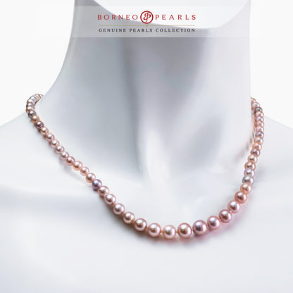 Lavender Grace Pearl Necklace