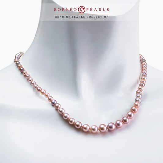 Lavender Grace Pearl Necklace