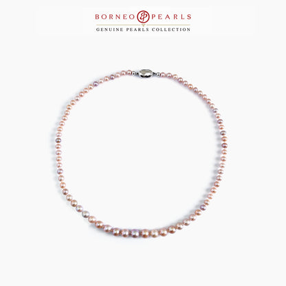 Lavender Grace Pearl Necklace