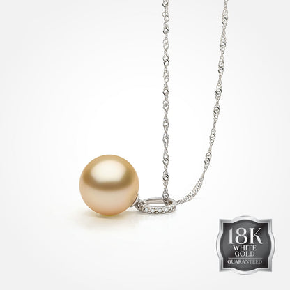 18K Gold Golden Southsea Blanc Pendant