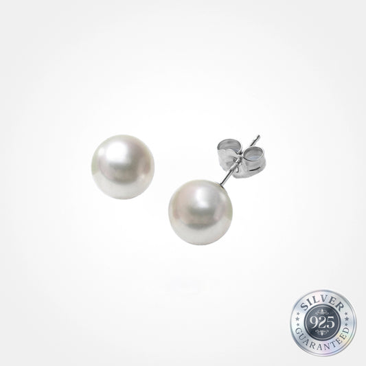 9-10mm Round Pearl Studs