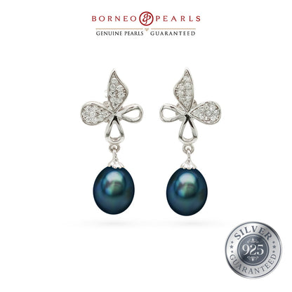 925 Silver Pearl Earring & Pendant Set - Grace