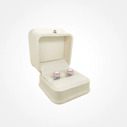 8-9mm Button Pearl Studs