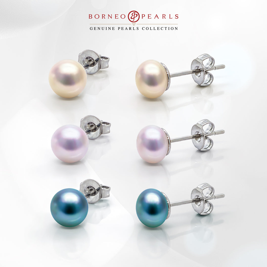 3 Pairs of Pearl Studs for Rm99