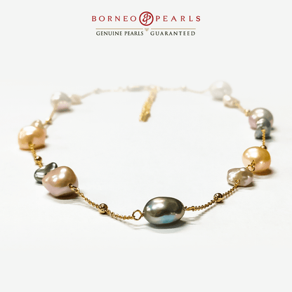 Keshi Pearl Statement Necklace