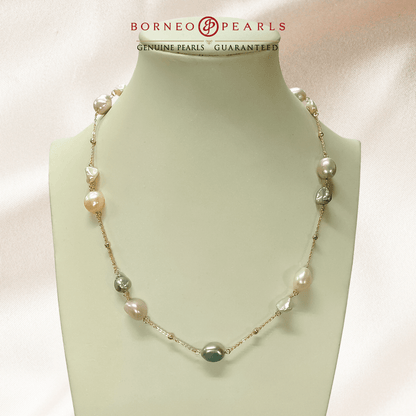 Keshi Pearl Statement Necklace