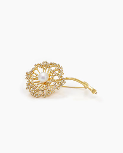 Aurora Bloom Pearl Brooch