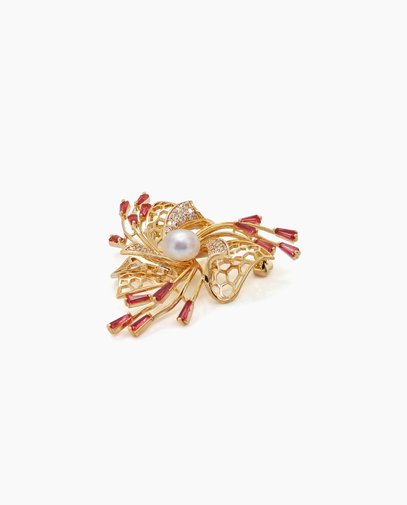 Celeste Blossom Pearl Brooch