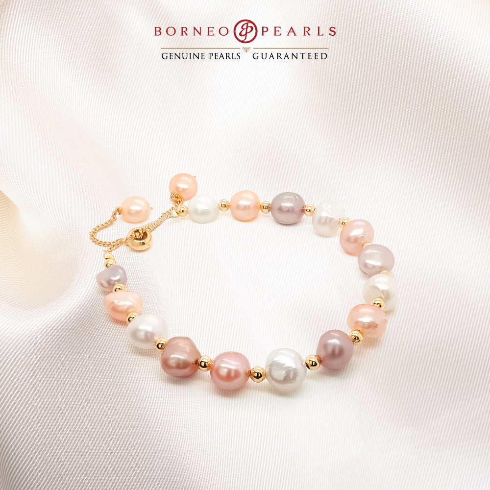 Exquisite Baroque Pearl Bracelet