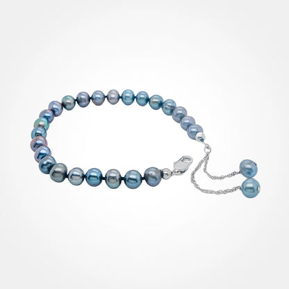 Classic Off Round Dangling Bracelet