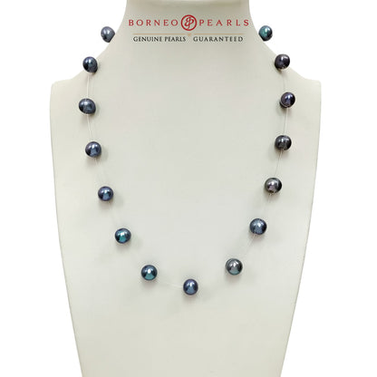 9-10mm Floating Pearl Necklace