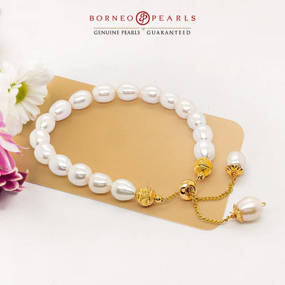 Luscious Pearl Drop Bracelet