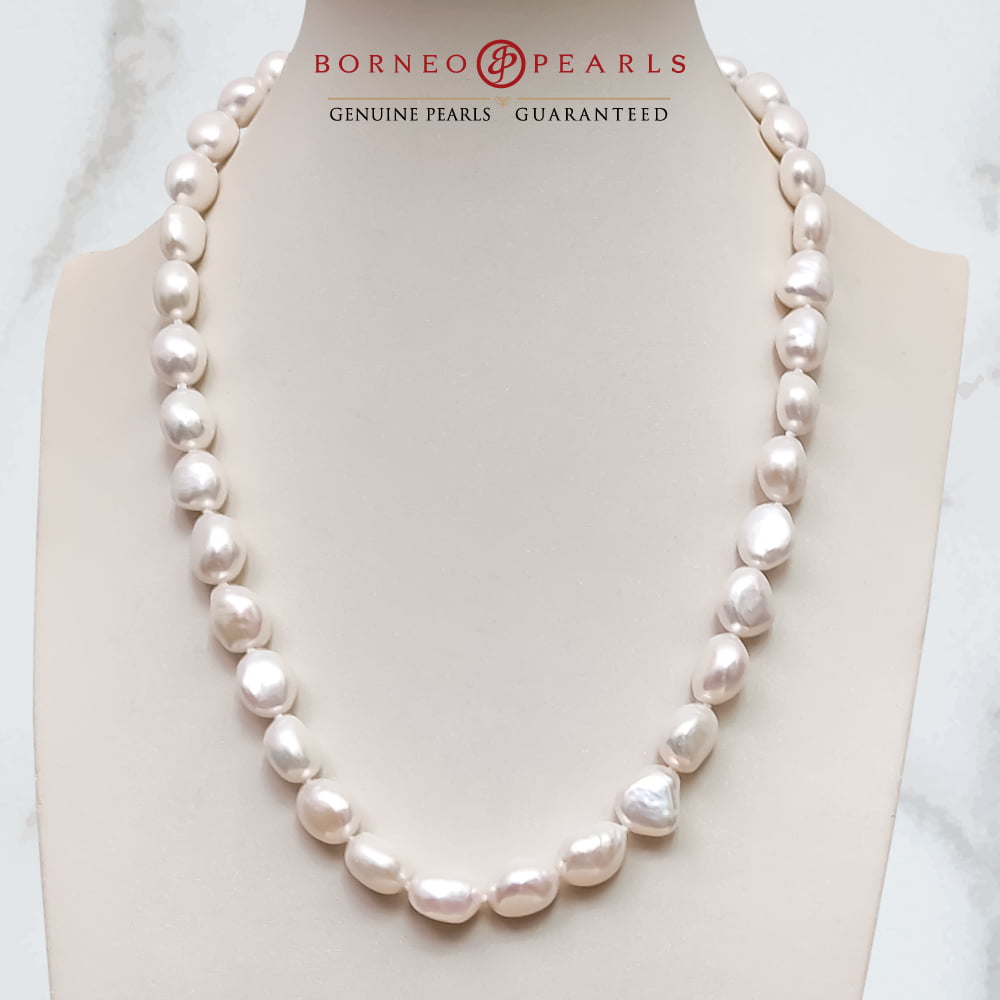 10-11mm Keshi Pearl Necklace