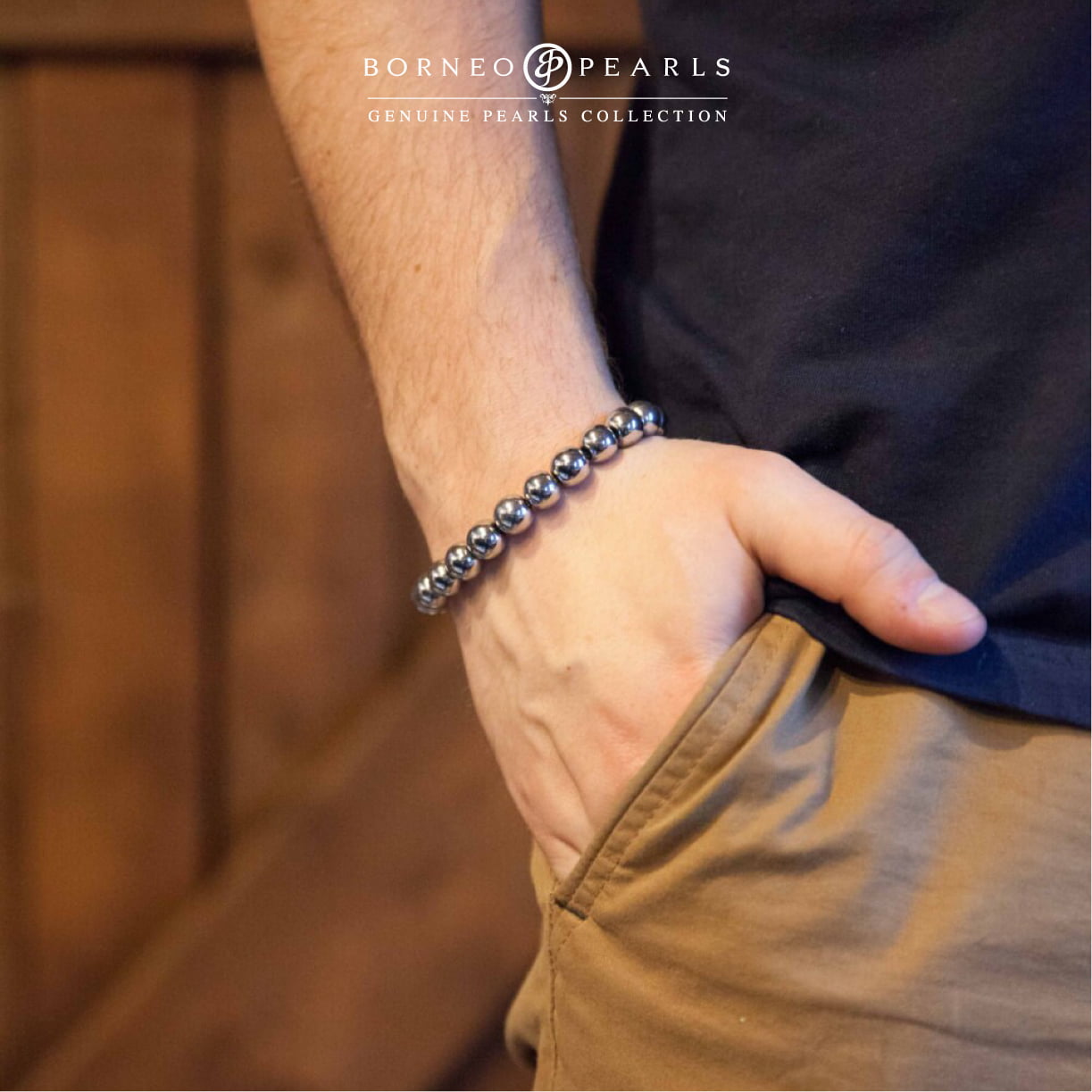 Men's Exotic Pearl Bracelet