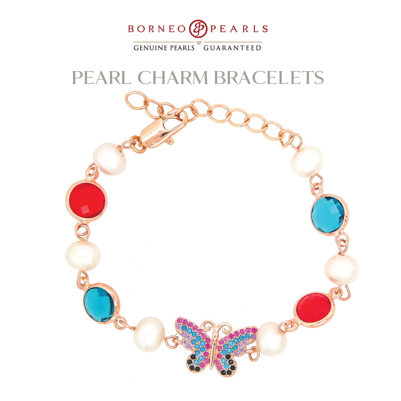 Pearl Charm Bracelet