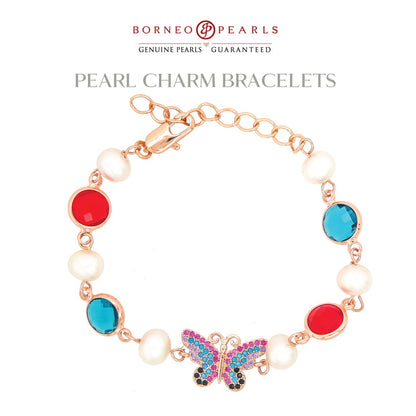 Pearl Charm Bracelet