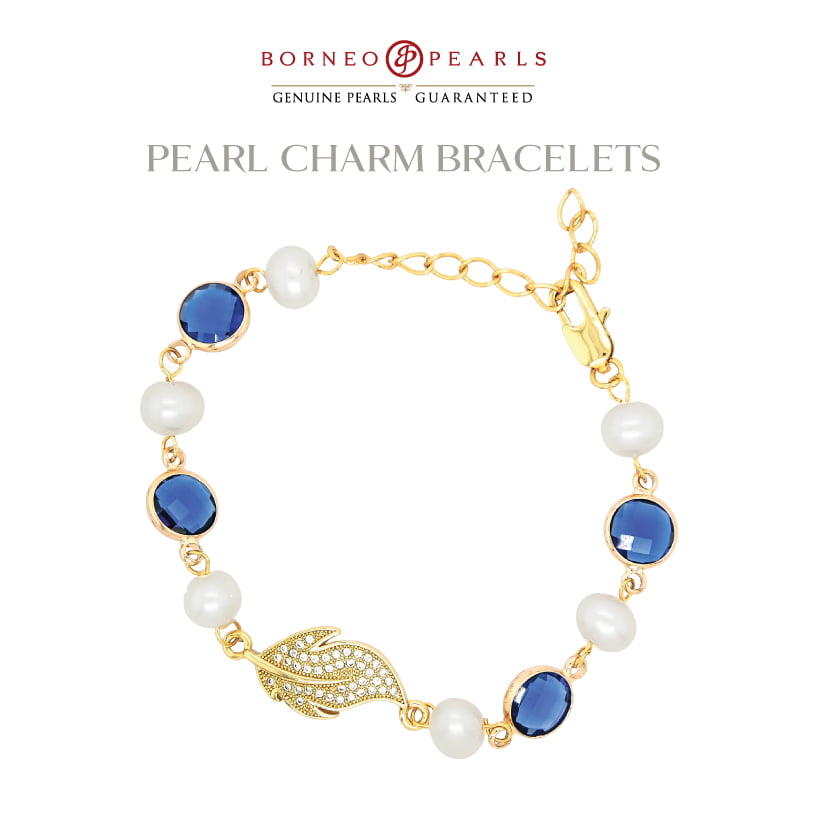 Pearl Charm Bracelet