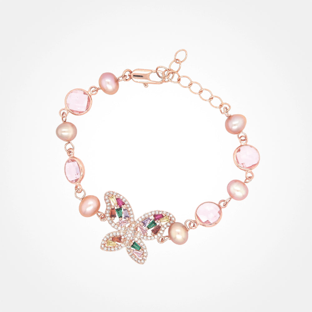 Pearl Charm Bracelet