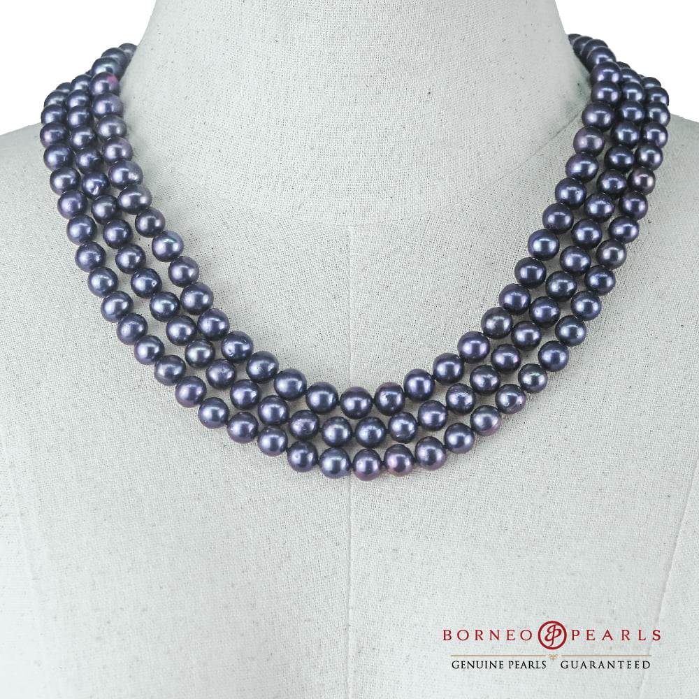 64 Inch Rope Pearl Necklace