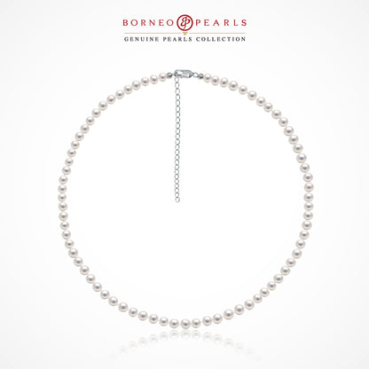 5-6mm Petite Off Round Pearl Necklace