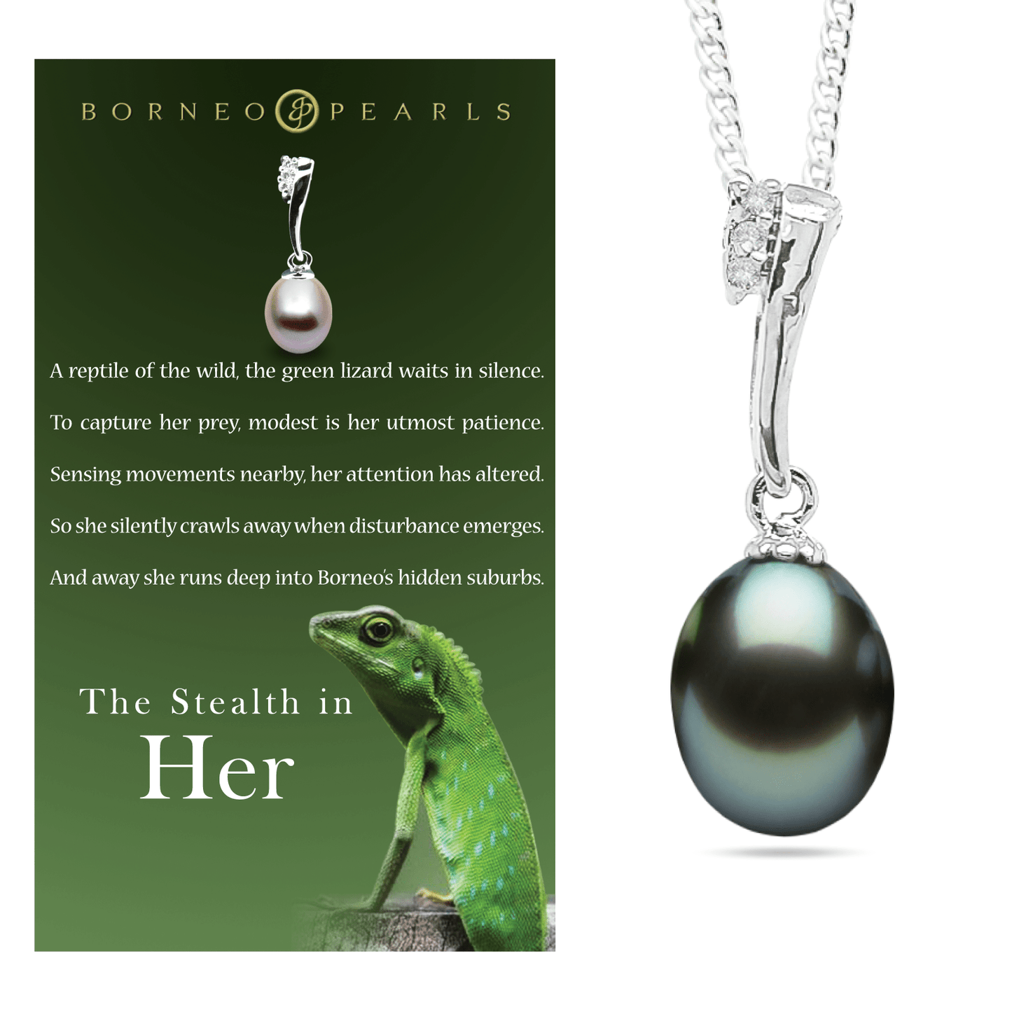 The Stealth In Her - Story Pendant