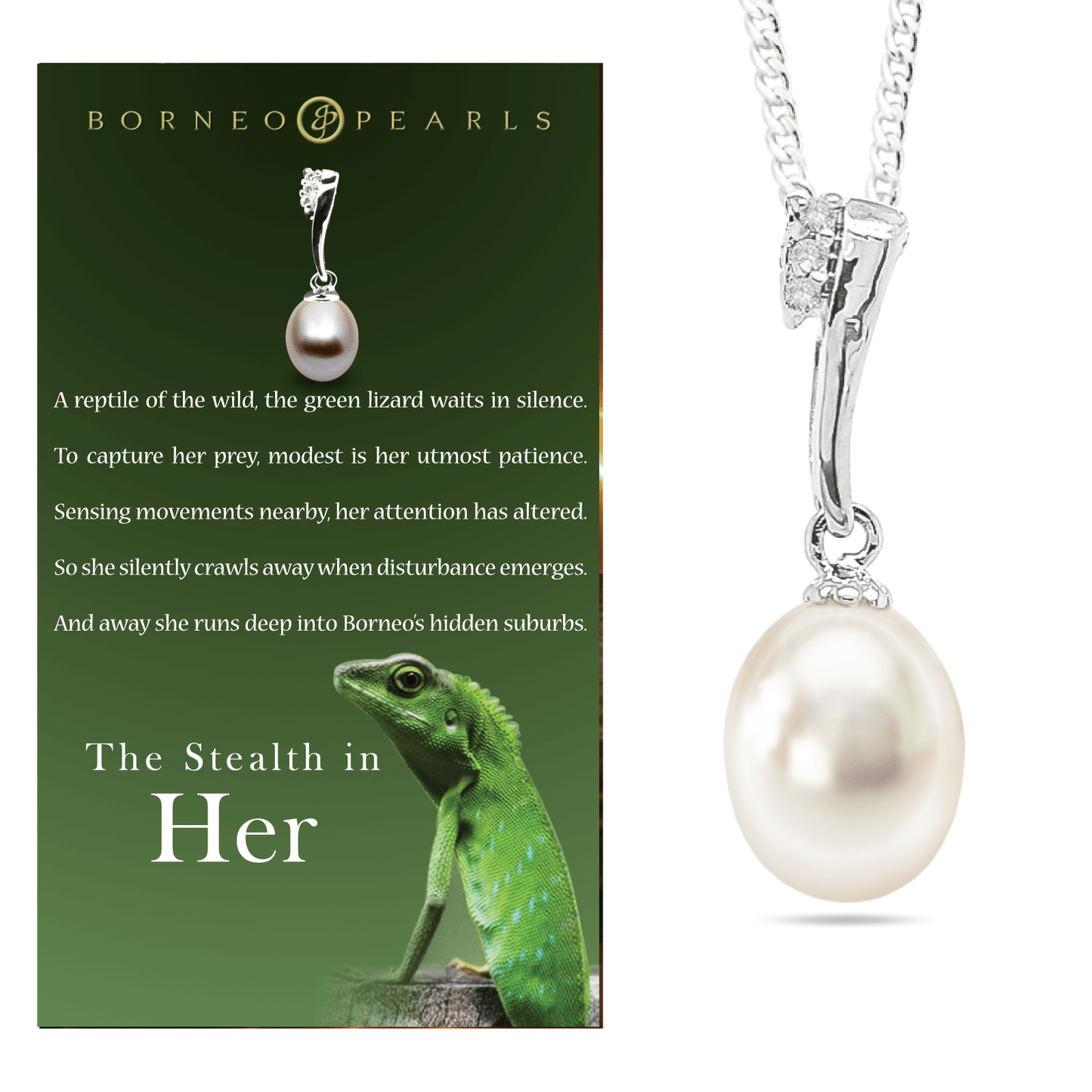 The Stealth In Her - Story Pendant