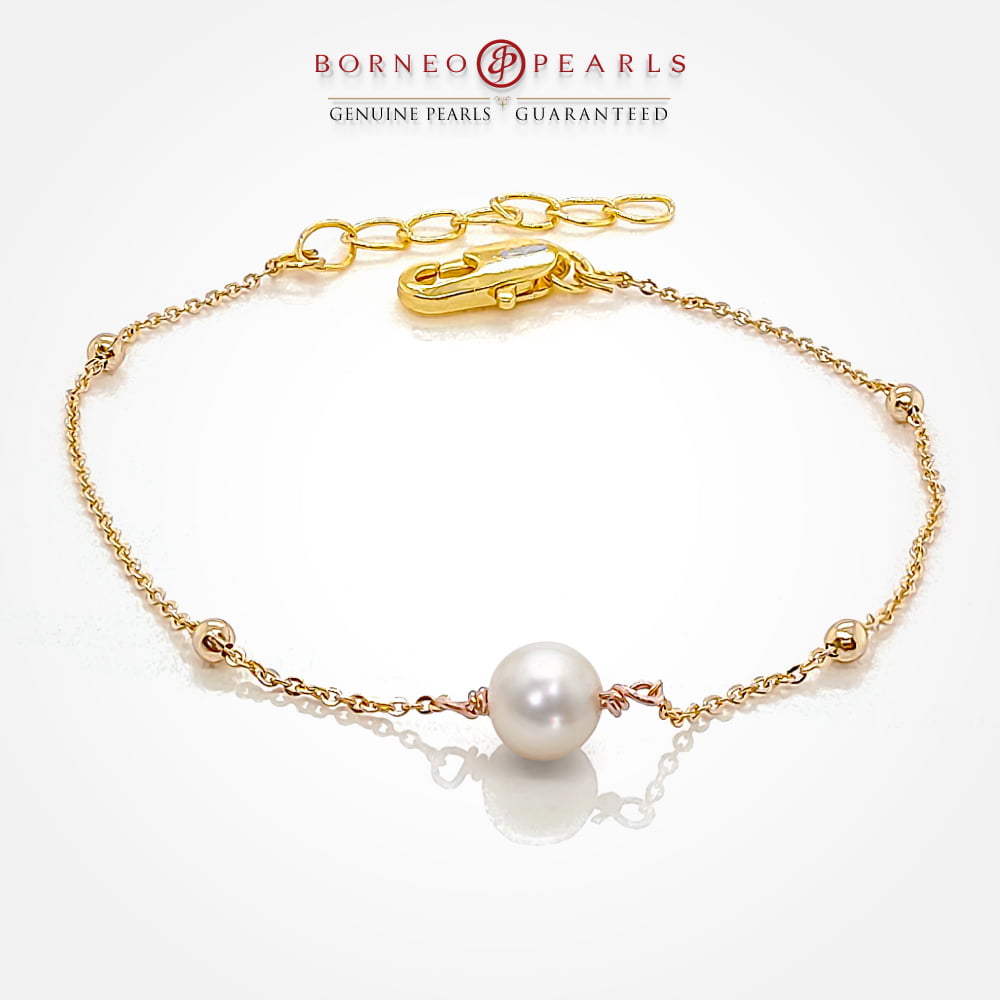 ELEGANT SINGLE PEARL BRACELET 3 FOR RM100.00