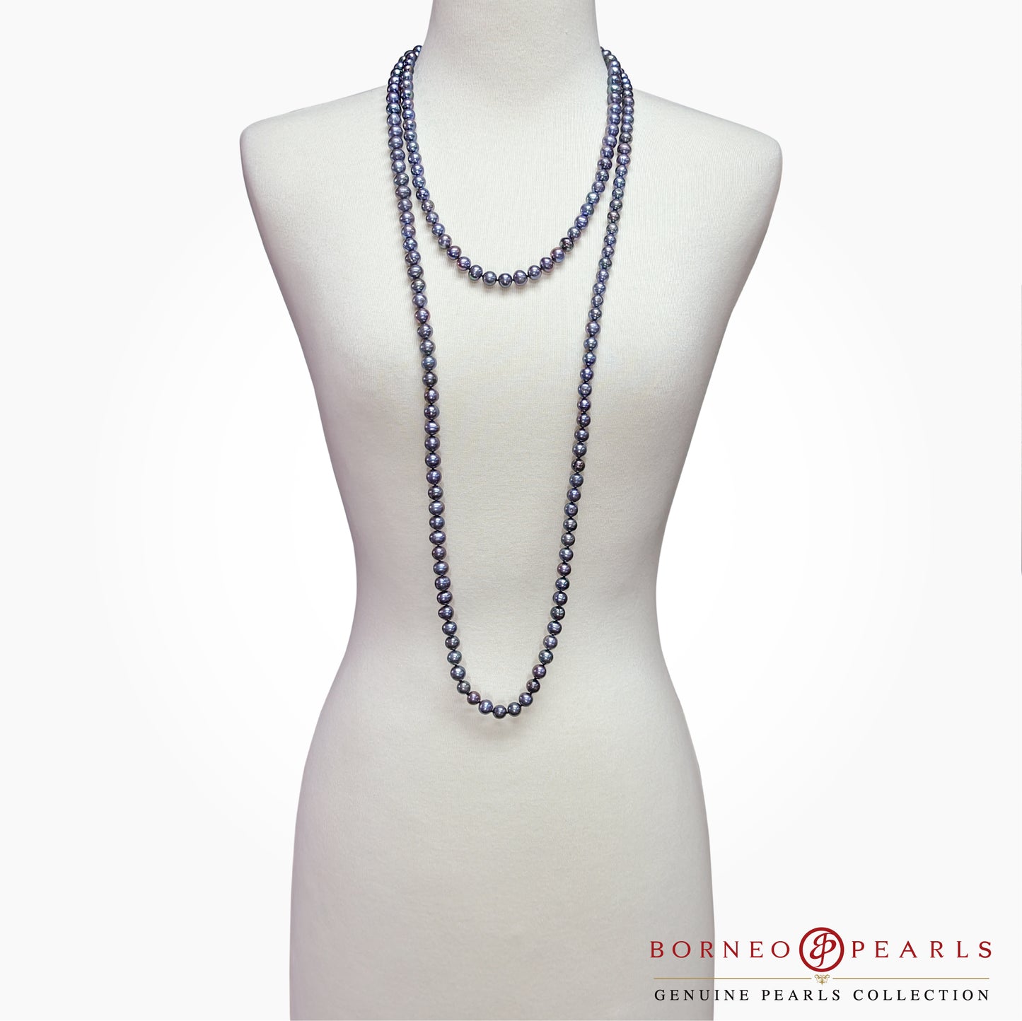 64 Inch Rope Pearl Necklace