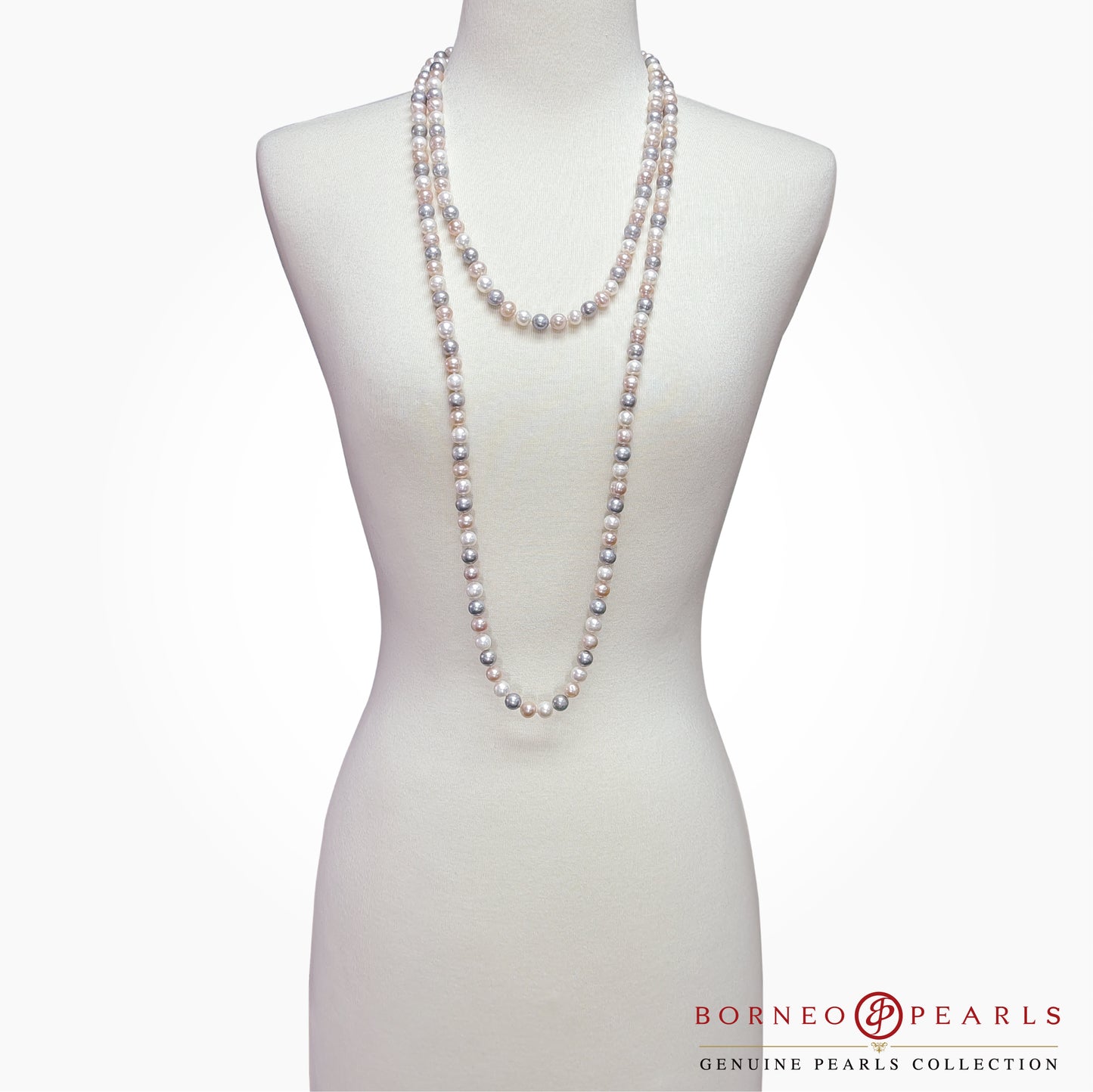 64 Inch Rope Pearl Necklace