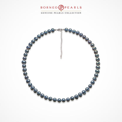 Off Round Pearl Choker