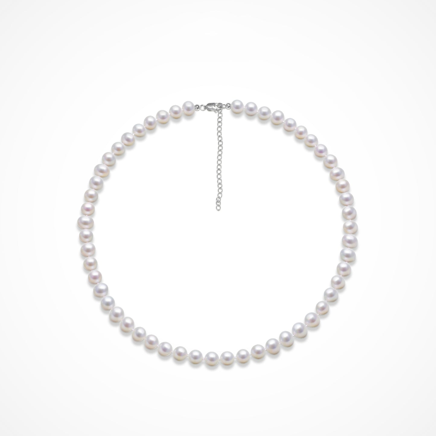 Classic Off Round Pearl Choker