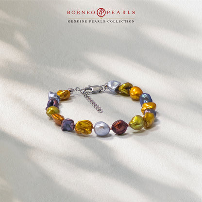 Colorburst Keshi Pearl Bracelet